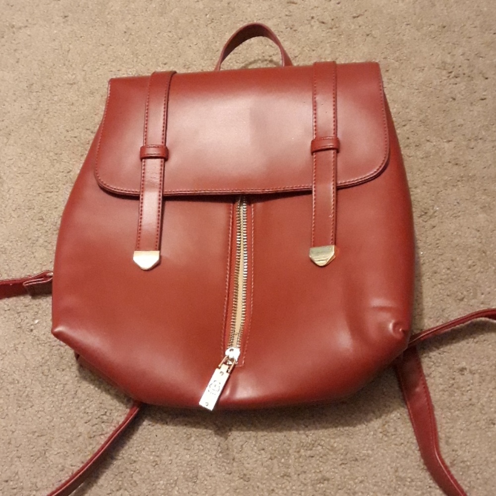 Red and Gold mini backpack